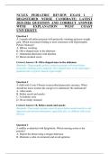 NCLEX PEDIATRIC REVIEW EXAM 1 &vert;&NewLine;REGISTERED NURSE CANDIDATE&vert; LATEST&NewLine;2025-2026 QUESTION AND CORRECT ANSWER&NewLine;WITH&NewLine;EXPLANATION