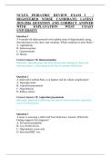 NCLEX PEDIATRIC REVIEW EXAM 2 &vert;&NewLine;REGISTERED NURSE CANDIDATE&vert; LATEST&NewLine;2025-2026 QUESTION AND CORRECT ANSWER&NewLine;WITH&NewLine;EXPLANATION
