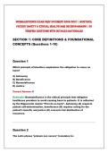 Nonmaleficence Exam Prep Document 2026&sol;2027 &vert; Bioethics&comma;&NewLine;Patient Safety & Ethical Healthcare Decision-Making &vert; 50&NewLine;Verified Questions with Detailed Rationales 