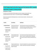 NU 627 Shadow Health Do Not Miss Diagnoses & Test Selections 2026 &vert; Complete &NewLine;Study Guide &vert; Graded A&plus;&vert; Herzing university