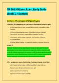 NR 601 Midterm Exam Study Guide &NewLine;Weeks 1-4 content 