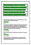 TNCC ACTUAL EXAM&comma; Complete Test Questions&NewLine; and Answers &lpar;Verified Answers&rpar; &lpar;Latest Update &rpar; &NewLine;UPDATE&excl;&excl; TNCC exam&vert; Frequently Most Tested &NewLine;Questions and Expert Guarantee Pass&vert; 100&percnt; &NewLine;Accurate &comma;Graded A&plus; And Brand New Version&excl;&excl;&excl;&NewLine;