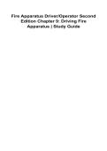 Fire Apparatus Driver-Operator Second Edition Chapter 9&colon; Driving Fire Apparatus Study Guide &vert; 2026 Update