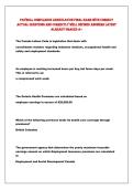 PAYROLL COMPLIANCE LEGISTLATION FINAL EXAM WITH CORRECT&NewLine;ACTUAL QUESTIONS AND CORRECTLY WELL DEFINED ANSWERS LATEST&NewLine;ALREADY GRADED A&plus; 