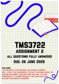 TMS3722 Assignment 2 Memo &vert; Due 26 June 2026