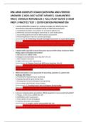 RNC-MNN COMPLETE EXAM QUESTIONS AND VERIFIED &NewLine;ANSWERS &vert; 2026&ndash;2027 LATEST UPDATE &vert; GUARANTEED &NewLine;PASS &vert; DETAILED RATIONALES &vert; FULL STUDY GUIDE &vert; EXAM &NewLine;PREP &vert; PRACTICE TEST &vert; CERTIFICATION PREPARATION 