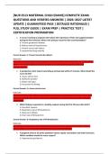&lbrack;NUR 2513 MATERNAL CHILD EXAMS&rsqb; COMPLETE EXAM &NewLine;QUESTIONS AND VERIFIED ANSWERS &vert; 2026&ndash;2027 LATEST &NewLine;UPDATE &vert; GUARANTEED PASS &vert; DETAILED RATIONALES &vert; &NewLine;FULL STUDY GUIDE &vert; EXAM PREP &vert; PRACTICE TEST &vert; &NewLine;CERTIFICATION PREPARATION 