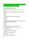 ARFF P19R Operator End of Course 2025&sol;2026 &ndash; Verified Questions & Answers&NewLine;