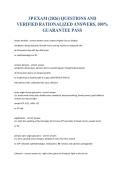 3P EXAM &lpar;2026&rpar; QUESTIONS AND VERIFIED RATIONALIZED ANSWERS&comma; 100- GUARANTEE PASS