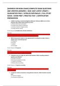 &lbrack;SAFMEDS FOR BCBA EXAM&rsqb; COMPLETE EXAM QUESTIONS &NewLine;AND VERIFIED ANSWERS &vert; 2026&ndash;2027 LATEST UPDATE &vert; &NewLine;GUARANTEED PASS &vert; DETAILED RATIONALES &vert; FULL STUDY &NewLine;GUIDE &vert; EXAM PREP &vert; PRACTICE TEST &vert; CERTIFICATION &NewLine;PREPARATION