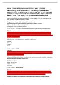 CCNA COMPLETE EXAM QUESTIONS AND VERIFIED &NewLine;ANSWERS &vert; 2026&ndash;2027 LATEST UPDATE &vert; GUARANTEED &NewLine;PASS &vert; DETAILED RATIONALES &vert; FULL STUDY GUIDE &vert; EXAM &NewLine;PREP &vert; PRACTICE TEST &vert; CERTIFICATION PREPARATION 