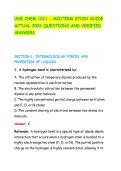UNE CHEM 1011 - MIDTERM STUDY GUIDE&NewLine;ACTUAL 2026 QUESTIONS AND VERIFIED&NewLine;ANSWERS&NewLine;