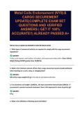 Metal Coils Endorsement &lpar;NYS&rpar; & CARGO SECUREMENT UPDATE COMPLETE EXAM SET QUESTIONS AND VERIFIED ANSWERS  GET IT 100&percnt; ACCURATE&excl;&excl; ALREADY PASSED A&plus;