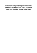 Electrical Engineering Board Exam Questions &lpar;September 2023&rpar; Practice Test and Review Guide &vert; 2026 Update