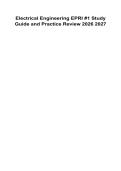 Electrical Engineering EPRI-1 Study Guide and Practice Review 2026&ndash;2027