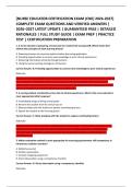 &lbrack;NURSE EDUCATOR CERTIFICATION EXAM &lpar;CNE&rpar; 2026-2027&rsqb; &NewLine;COMPLETE EXAM QUESTIONS AND VERIFIED ANSWERS &vert; &NewLine;2026&ndash;2027 LATEST UPDATE &vert; GUARANTEED PASS &vert; DETAILED &NewLine;RATIONALES &vert; FULL STUDY GUIDE &vert; EXAM PREP &vert; PRACTICE &NewLine;TEST &vert; CERTIFICATION PREPARATION 