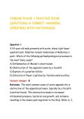 COMSAE PHASE 1 PRACTICE EXAM&NewLine;QUESTIONS & CORRECT ANSWERS&NewLine;&lpar;VERIFIED&rpar; WITH RATIONALES