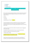 NCE Practice Test 1 &lpar;Questions 1-100&rpar; Questions And Answers - 100&percnt; Guaranteed Pass&excl;