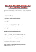 Dell Tech Certification Questions with Correct Answers 100&percnt; Pass