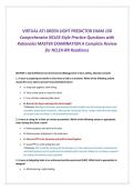 VIRTUAL ATI GREEN LIGHT PREDICTOR EXAM 150 &NewLine;Comprehensive NCLEX-Style Practice Questions with &NewLine;Rationales MASTER EXAMINATION A Complete Review &NewLine;for NCLEX-RN Readiness