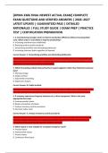 &lbrack;OPMA 3306 FINAL NEWEST ACTUAL EXAM&rsqb; COMPLETE &NewLine;EXAM QUESTIONS AND VERIFIED ANSWERS &vert; 2026&ndash;2027 &NewLine;LATEST UPDATE &vert; GUARANTEED PASS &vert; DETAILED &NewLine;RATIONALES &vert; FULL STUDY GUIDE &vert; EXAM PREP &vert; PRACTICE &NewLine;TEST &vert; CERTIFICATION PREPARATION 