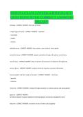 BIOS251-EXAM 2 &lpar;WEEK 4-HISTOLOGY&rpar; QUESTIONS WITH CORRECT ANSWERS 2026-2027&period;