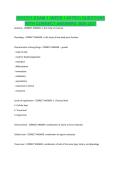 BIOS251-EXAM 1 &lpar;WEEK 1-INTRO&rpar; QUESTIONS WITH CORRECT ANSWERS 2026-2027&period;