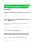 BIOS-251 EXAM 2 REVIEW QUESTIONS WITH CORRECT ANSWERS 2026-2027