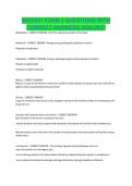 BIOS251 EXAM 2 QUESTIONS WITH CORRRECT ANSWERS 2026-2027