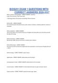 BIOS251 EXAM 1 QUESTIONS WITH CORRECT ANSWERS 2026-2027&period;