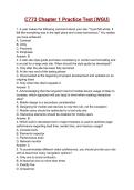 C773 Chapter 1 Practice Test &lpar;WGU&rpar; &lpar;2026&sol;2027&rpar;