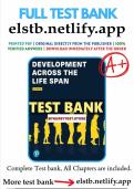Test Bank for Development Across the Life Span 9th Edition by Feldman