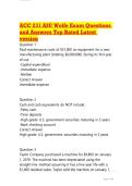 ACC 231 ASU Wolfe Exam Questions and Answers Top Rated Latest version&period;