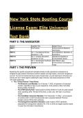 New York State Boating License Exam 2026&sol;2027 &vert; 33&plus; Q&A Elite S-Tier Test Bank & Mentor Guide