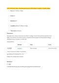 NSG 5544 Week 7 Quiz &ndash; Questions and Answers - 2026 Update - Graded A&plus; - South  College&period;