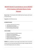 HESI RN Maternity Exam Questions & Answers 2026&sol;2027 &ndash; 70 NGN  Questions with Detailed Obstetric Nursing Rationales
