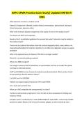 AAPC CPMA Practice Exam Study&vert; Updated RATED A&plus; 2026