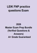 Family Nurse Practitioner Exam &lpar;ANCC&rpar;&colon; Complete Study Guide & Practice Questions PDF