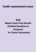 Health Assessment Exam&colon; Complete Study Guide&comma; Review Notes & Practice Questions PDF