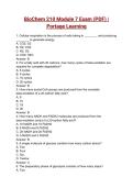 BioChem 210 Module 7 Exam &lpar;2026 &sol; 2027&rpar; &lpar;PDF&rpar; &vert; Portage Learning
