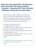 NR509 Chamberlain University-Illinois Comprehensive Test Bank  Exam 2026-2027 