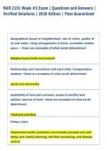 NUR 2101 Week &num;3 Exam &vert; Questions and Answers &vert; &NewLine;Verified Solutions &vert; 2026 Edition &vert; Pass Guaranteed