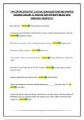 TIPS CERTIFICATION TEST &vert; ACTUAL EXAM QUESTIONS AND VERIFIED ANSWERS&vert;GRADED A&plus;&vert;PASS ON FIRST ATTEMPT&vert;BRAND NEW 2026&sol;2027 UPDATE&excl;&excl;&excl;&excl;&excl;&excl;