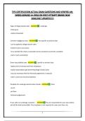 TIPS CERTIFICATION ACTUAL EXAM QUESTIONS AND VERIFIED ANSWERS&vert;GRADED A&plus;&vert;PASS ON FIRST ATTEMPT&vert;BRAND NEW 2026&sol;2027 UPDATE&excl;&excl;&excl;&excl;&excl;&excl;