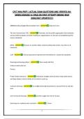 CPCT NHA PREP &vert; ACTUAL EXAM QUESTIONS AND VERIFIED ANSWERS&vert;GRADED A&plus;&vert;PASS ON FIRST ATTEMPT&vert;BRAND NEW 2026&sol;2027 UPDATE&excl;&excl;&excl;&excl;&excl;&excl;