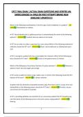 CPCT FINAL EXAM &vert; ACTUAL EXAM QUESTIONS AND VERIFIED ANSWERS&vert;GRADED A&plus;&vert;PASS ON FIRST ATTEMPT&vert;BRAND NEW 2026&sol;2027 UPDATE&excl;&excl;&excl;&excl;&excl;&excl;