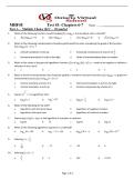 MHF4U Test 3 &vert; Questions and Solutions &vert; 2026 Update &vert; 100&percnt; Correct - OVS&period;