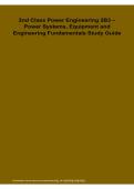 2nd Class Power Engineering 2B3 &ndash; Power Systems&comma; Equipment and Engineering Fundamentals Study Guide