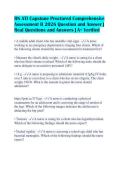 RN ATI Capstone Proctored Comprehensive&NewLine;Assessment B 2026 Question and Answer &vert;&NewLine;Real Questions and Answers &vert; A&plus; Verified