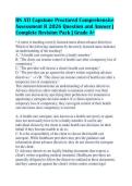 RN ATI Capstone Proctored Comprehensive&NewLine;Assessment B 2026 Question and Answer &vert;&NewLine;Complete Revision Pack &vert; Grade A&plus;